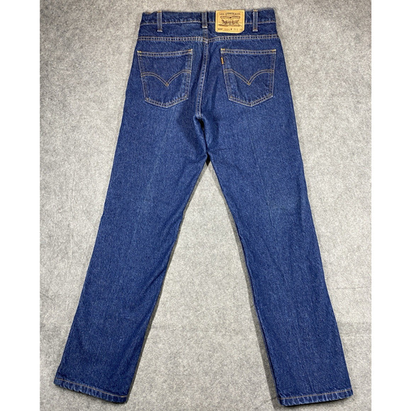 Vintage Levis 505 Jeans Mens 31 x 30 Orange Tab Straight Leg USA Made 90s - Picture 13 of 15